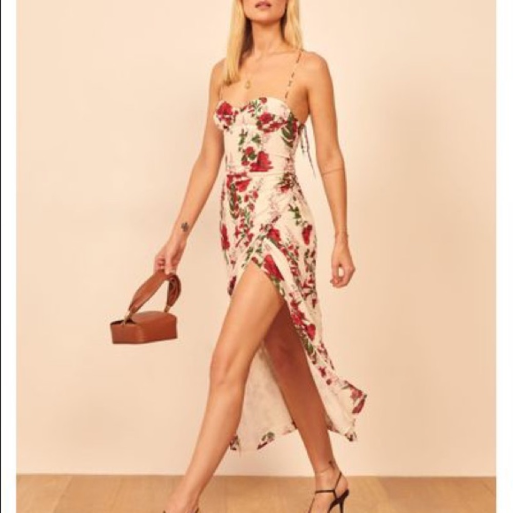 Reformation Kourtney Dress in Georgette 6